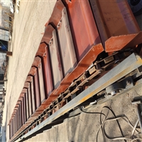 不锈钢链板输送机  铸铁件链板输送机  潍坊市链板输送机