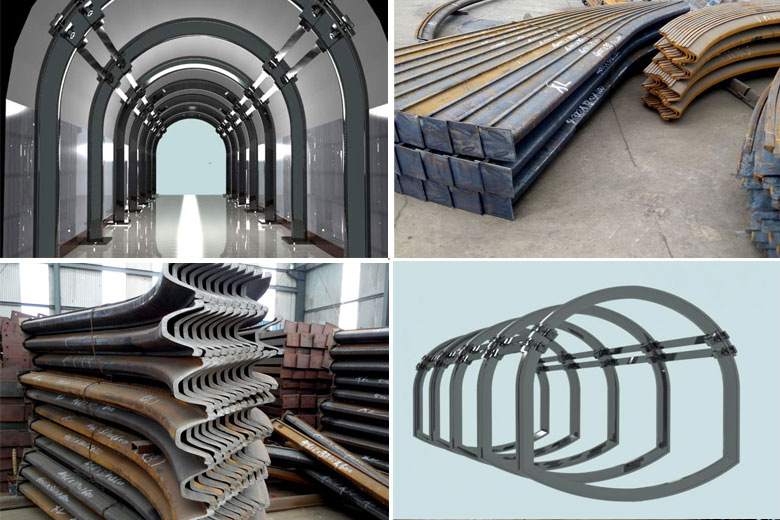 中矿支护矿用u型支架加工 巷道支护支架厂家直供 产品规格定制标准