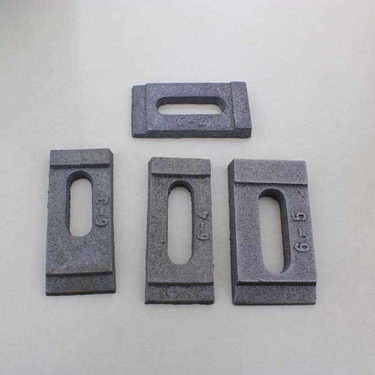 森腾供应轨道压板22kg43kg铁路q235起重轨压板铁路配件