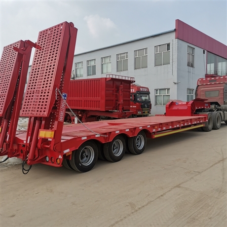 集装箱半挂龙骨运输车集装箱货车尺寸价格详情