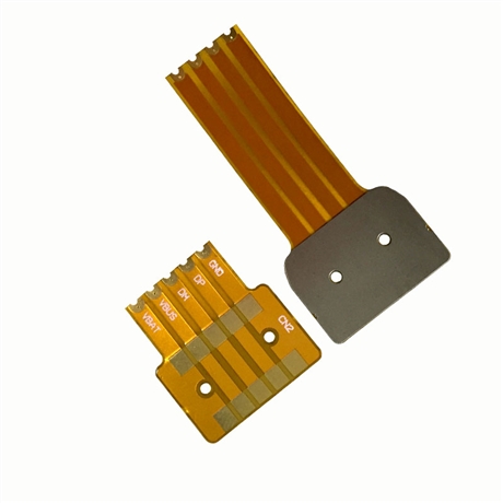 厂家直供fpc钢片补强双面挠性pcb排线来图来样柔性排线线路板