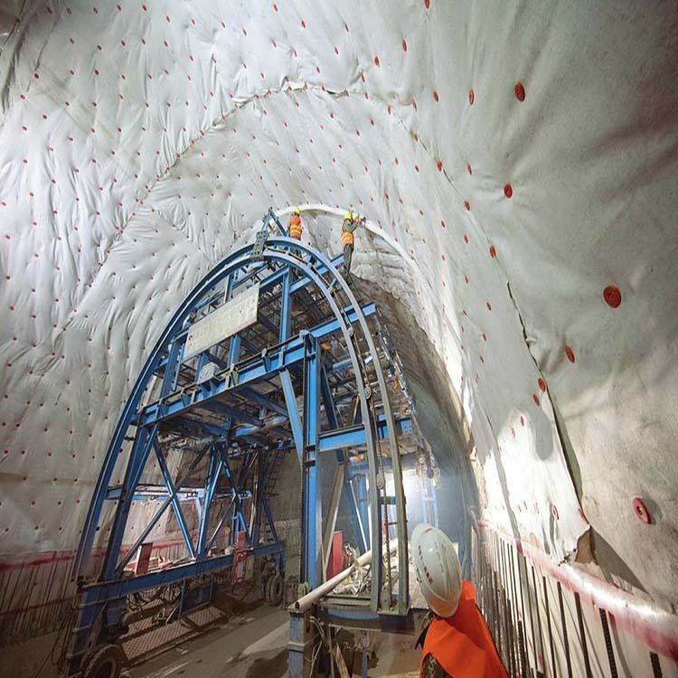 隧道防水板热熔垫片 中齐 红色 白色 黑色热熔垫片 焊接锚固 强度高