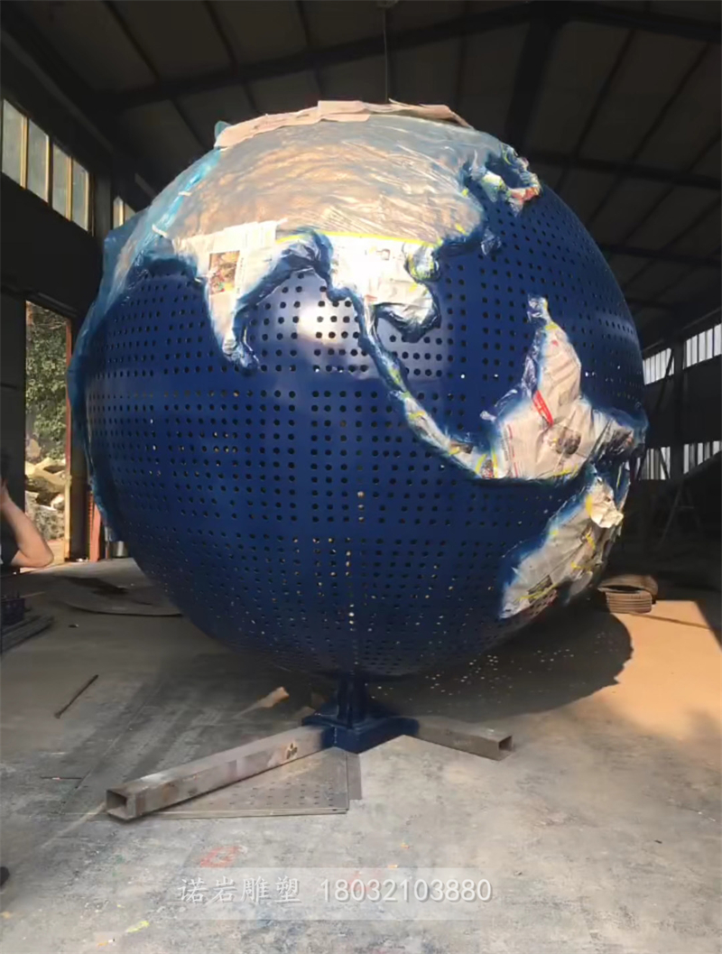 不锈钢地球雕塑实体加工厂