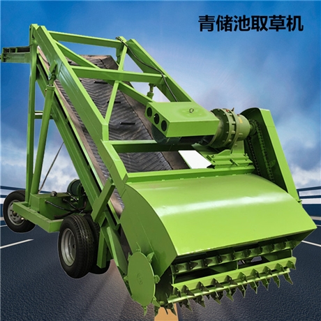 青儲(chǔ)取料機(jī) 牛羊草料取草機(jī) 四輪青儲(chǔ)扒料機(jī)