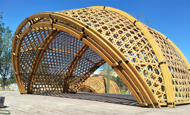 异形竹艺建筑异形竹艺景观竹篱笆墙竹屋