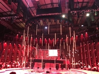 迪迩 LED升降矩阵球 数控升降发光球 动力激光追踪球艺术