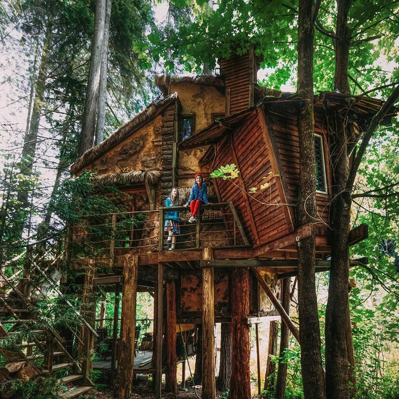 贵州园林景观木屋重型圣诞木屋实木防腐木木屋树屋