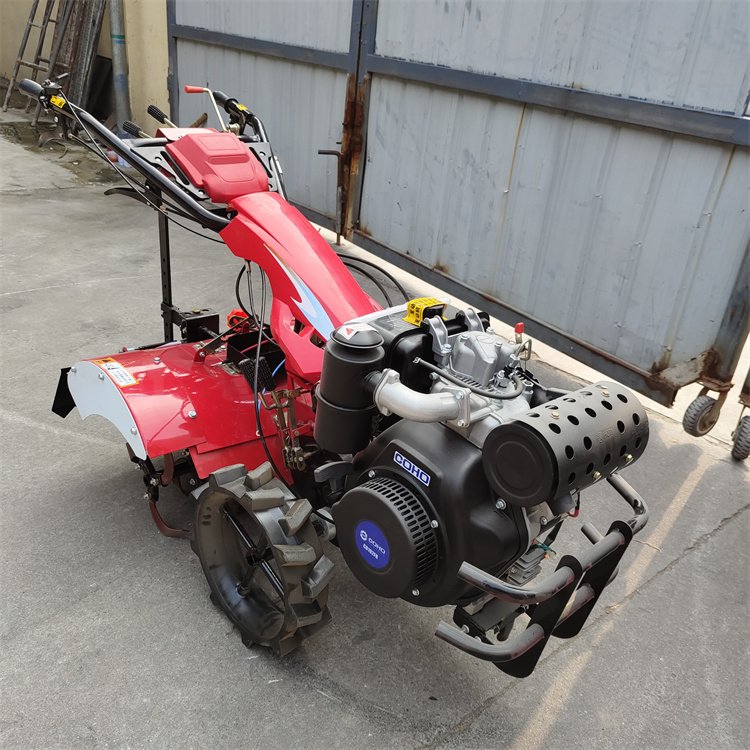 农用大棚微耕机柴油直连松土机志为8马力水冷翻地机