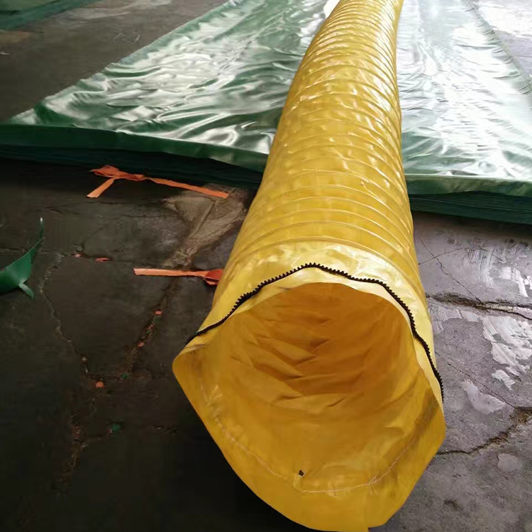 定制生产矿用风筒布隧道用三防风筒布参数规格齐全