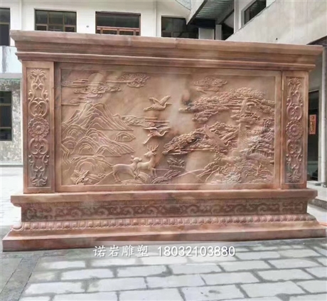 撫順玄關(guān)石雕屏風(fēng)背景墻圖片價(jià)格