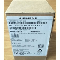 MM440变频器  6SE6440-2UD21-5AA1 380-480V 无滤波器 1.5kW