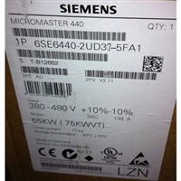 西门子6SE6440-2UD37-5FA1  MM440变频器 380-480V 无滤波器 75kW 