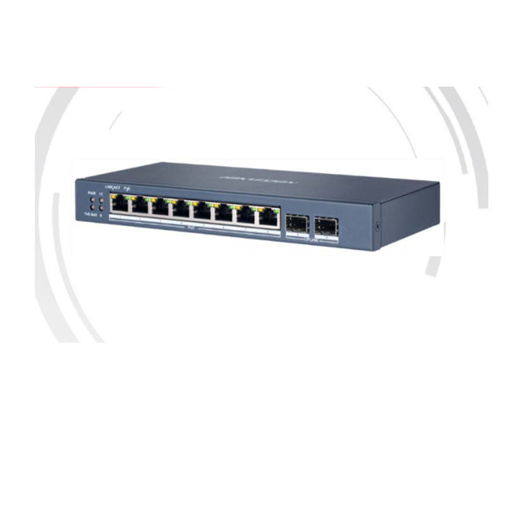 DS-3E1510SP-E 海康威视8口轻网管金属外壳千兆PoE交换机