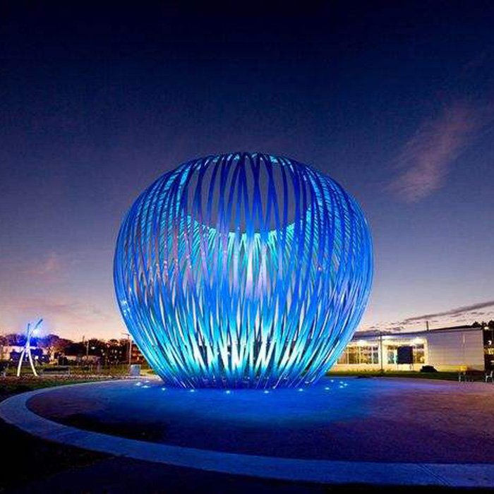 不锈钢夜景灯雕塑艺术造型设计