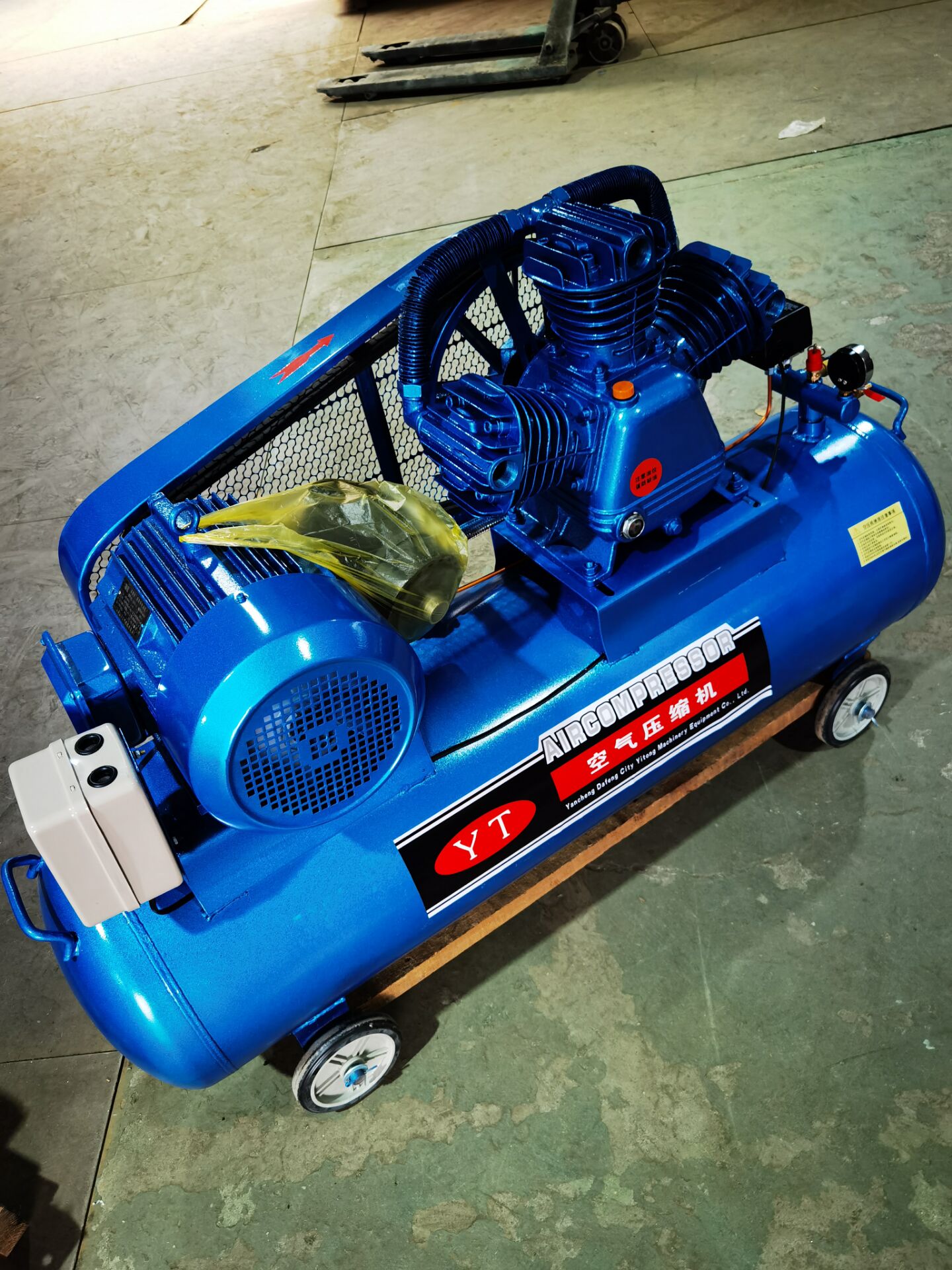 带罐活塞式空压机304060公斤空气压缩机充气打气泵高压吹瓶测压