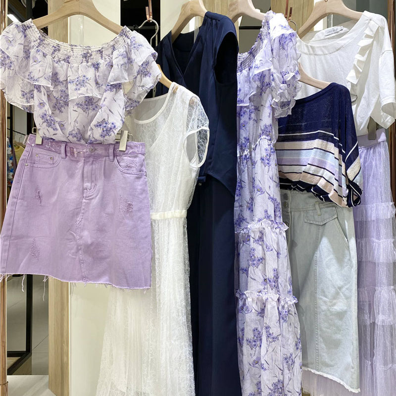 水之恋品牌折扣女装套装女装批发嘉兴服装市场