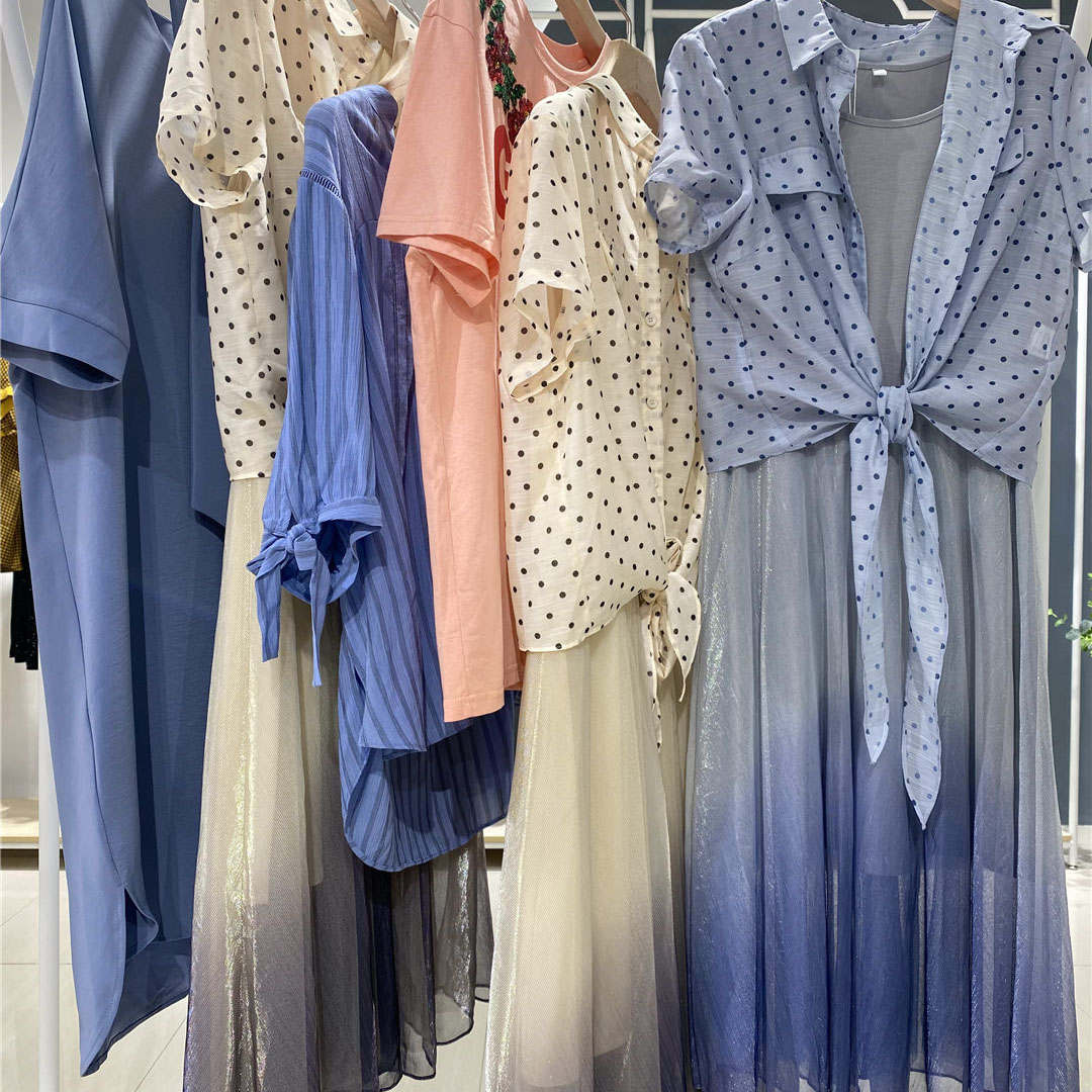 珞娜春款夏款女装短袖 上衣拿货批发