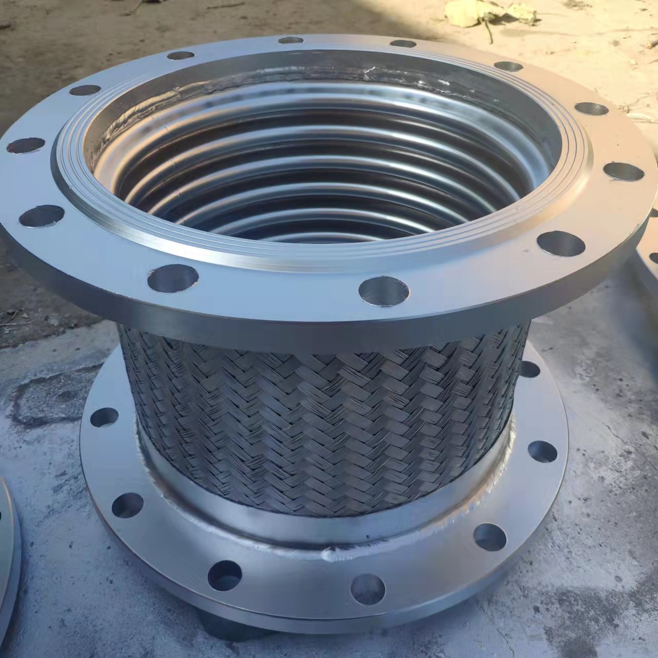 金属波纹补偿器304不锈钢补偿器消防沟槽波纹管矩形波纹补偿器无约束