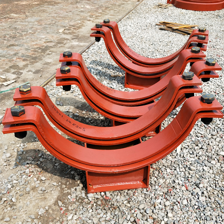 鞍式支座 大口径管道用固定支座 导向滑动支座  可定制