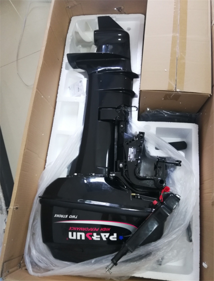 二手船外机百胜钓鱼船尾挂机汽油发动机12马力