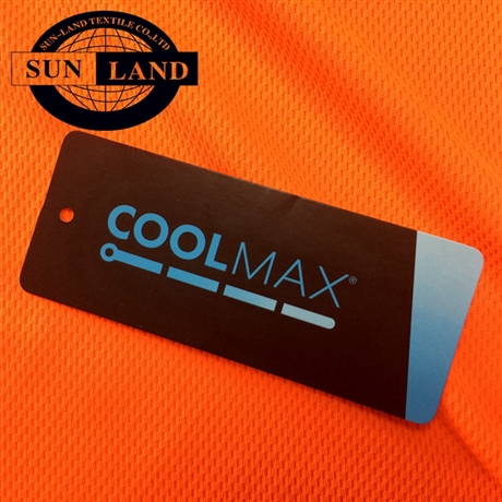 功能性面料速干运动服装布 coolmax鸟眼布 吸湿快干面料