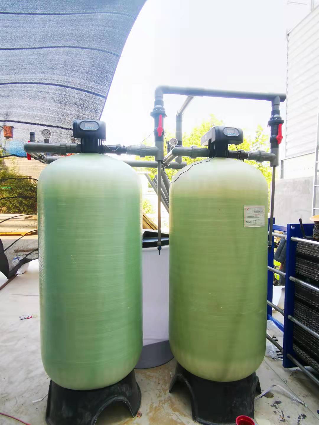 周口1吨软化水设备锅炉软水机软水器全自动软化水设备