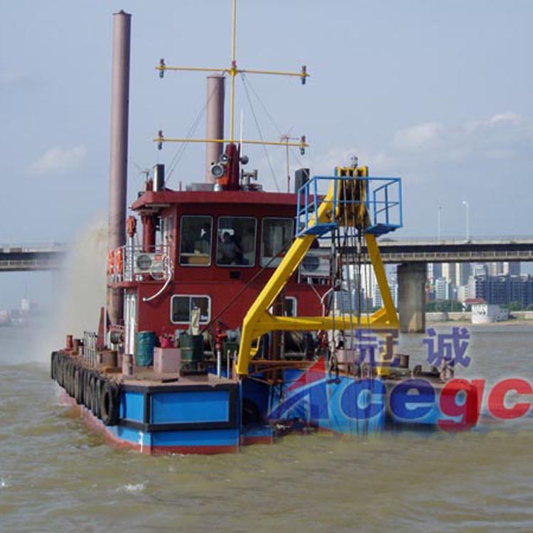水库清淤挖泥挖沙船沙泵铰刀齿清淤船大型绞吸式挖泥船