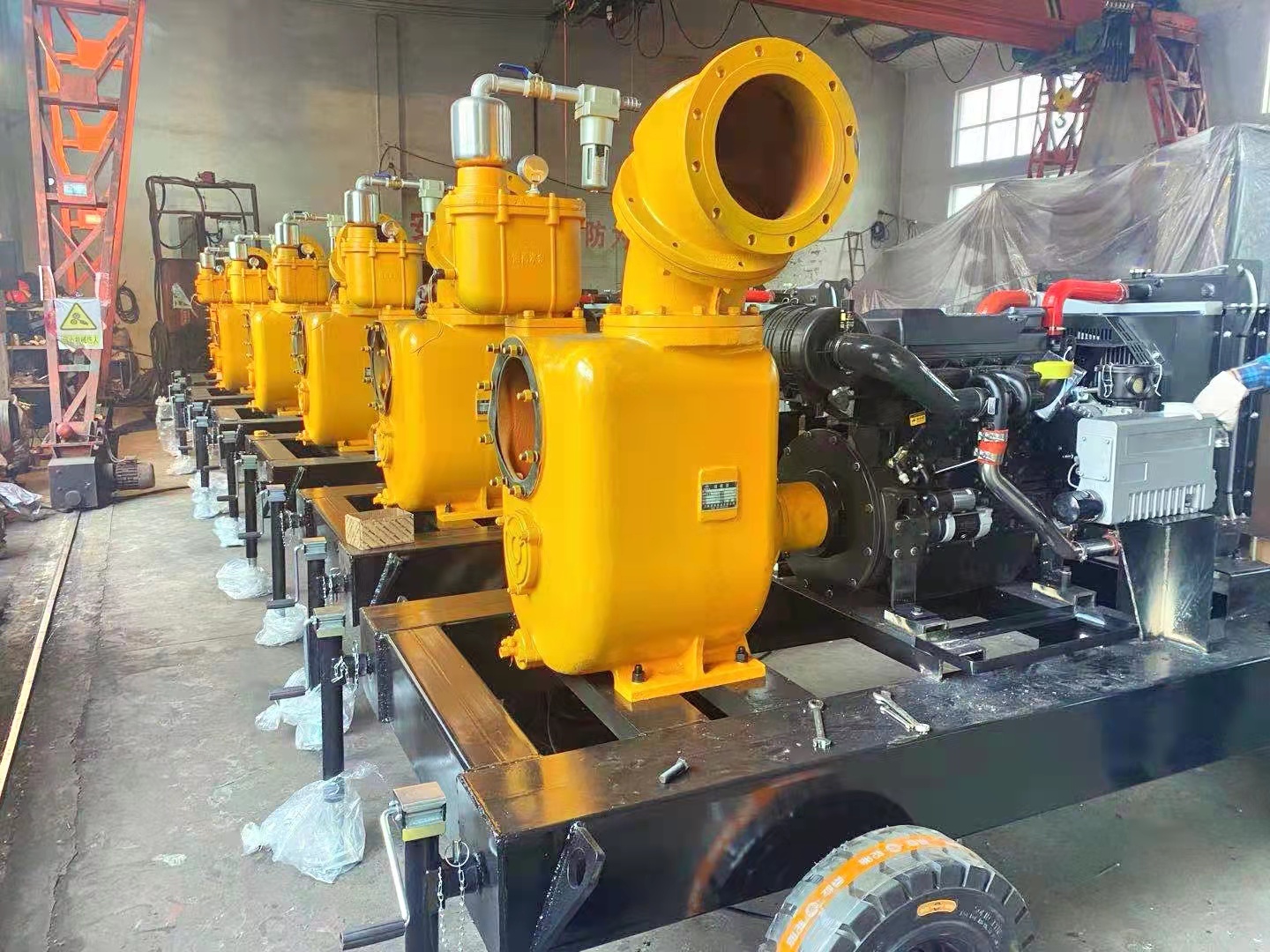 博禹防汛抗旱移动泵车 不用灌引水 可以空转 自吸高度8-9米