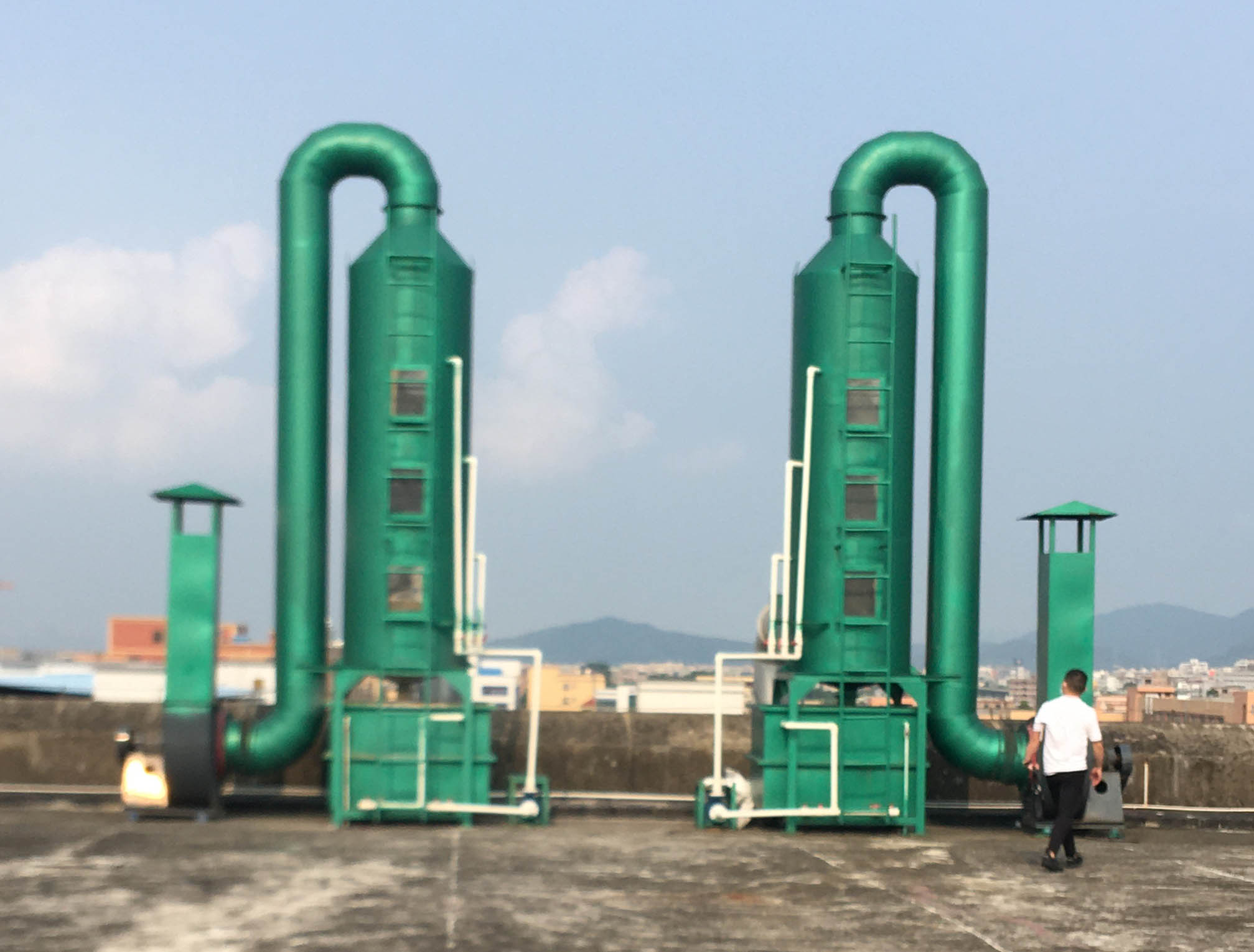 垃圾焚烧废气处理设备水喷淋除尘器