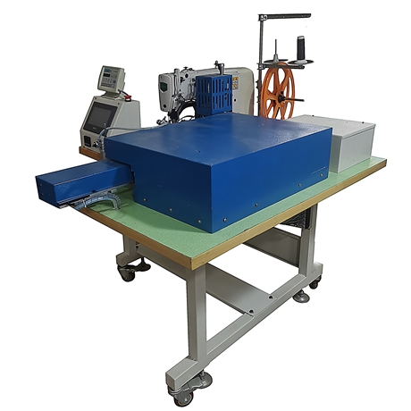厂家供应全自动卷织带机切卷车缝一体机特种高速织带缝纫机