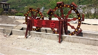贵州乡村旅游实木榨油坊 园林古建水碓水磨坊 圆圈圆轮水车