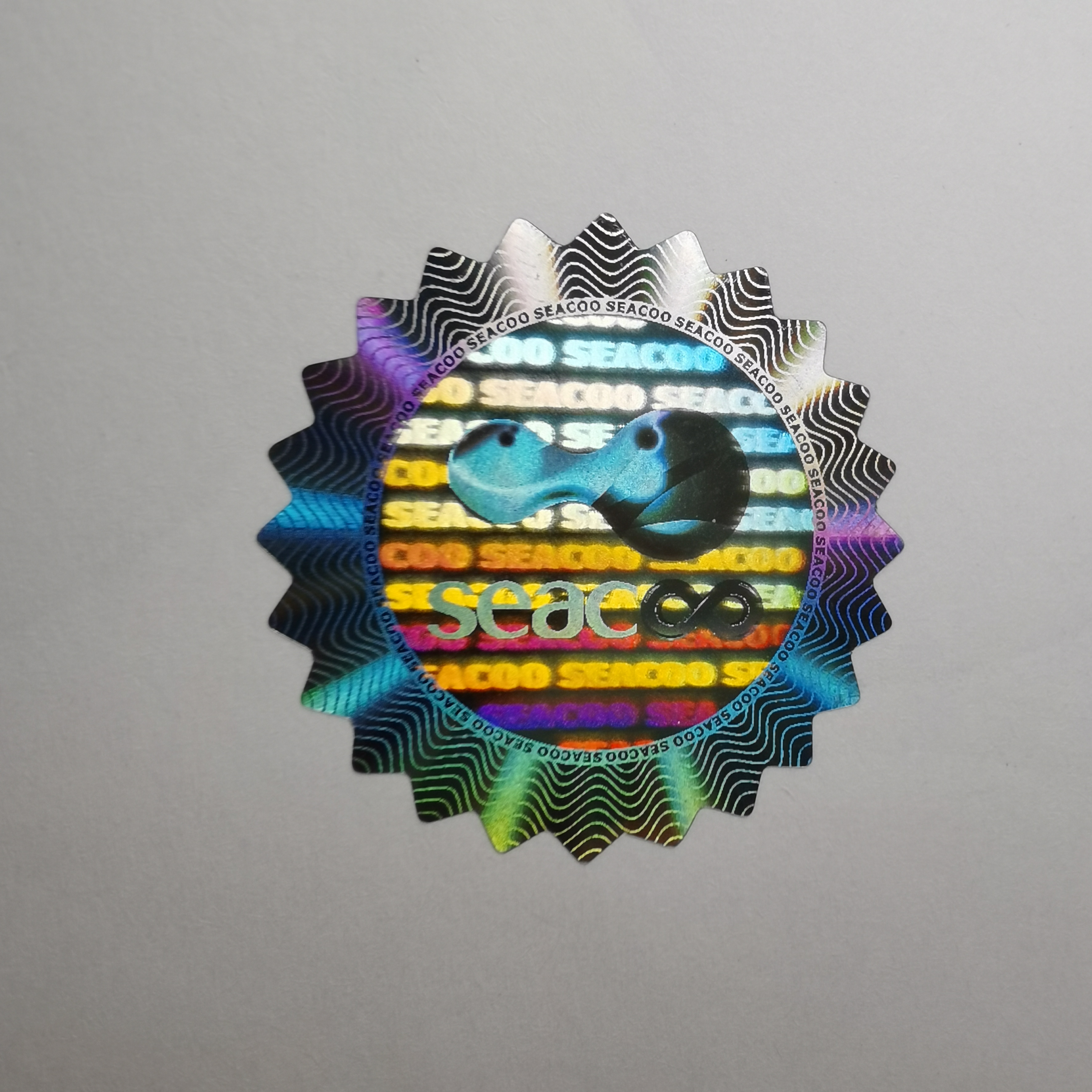 镭射激光防伪标签不干胶印刷揭开易碎防伪标志