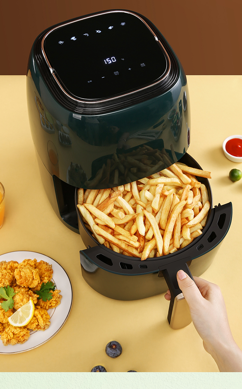 彼特熊空气炸锅家用电炸锅机无油大容量小型智能3l5l电烤箱全自动