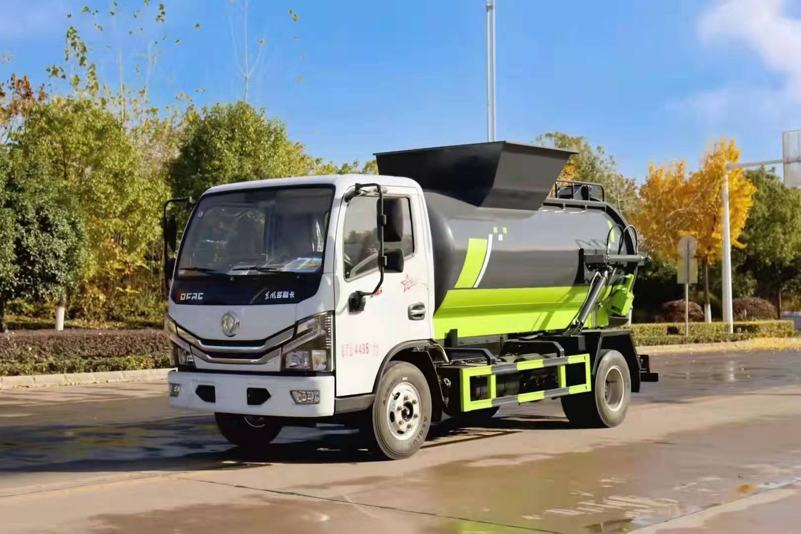 東風小多利卡餐廚垃圾車5方圓罐餐廚垃圾車廚餘垃圾車收集車生產廠家