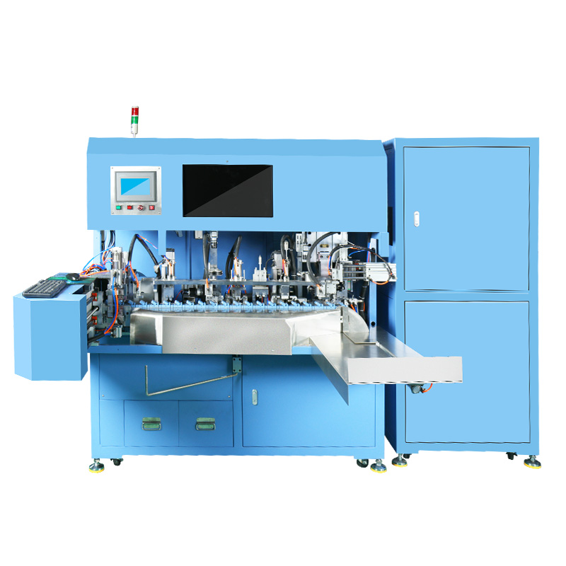 全自动国标三插电源线端子机冲压机设备品字尾插头铆压端子机