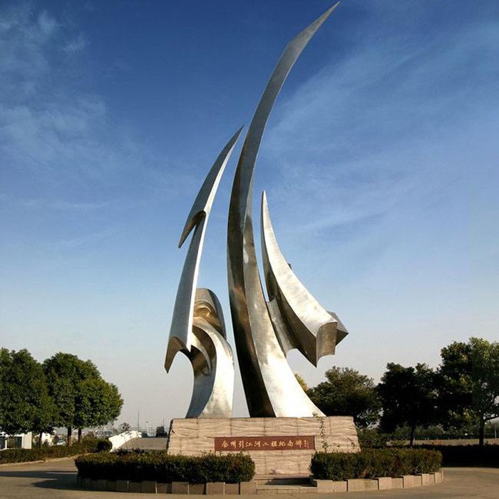 不锈钢雕塑结构设计效果图