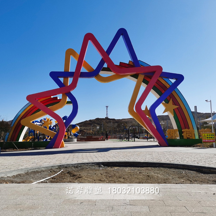 城市不锈钢拱门雕塑报价款式多多