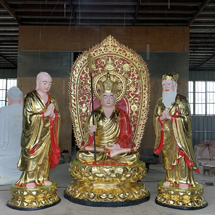 释迦牟尼神像老佛爷佛像玻璃钢材质