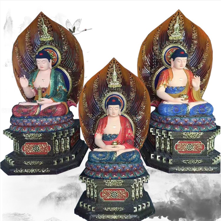 释迦牟尼神像老佛爷佛像玻璃钢材质