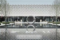 東遼縣小區不銹鋼圓形雕塑加工廠