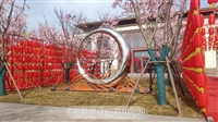 寬城區公園不銹鋼圓形雕塑加工廠