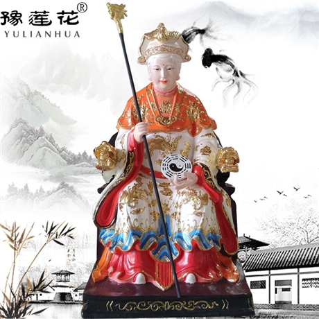 无极老母神像 寺庙摆放九宫八卦老奶奶神像 手工彩绘老娘神像生产