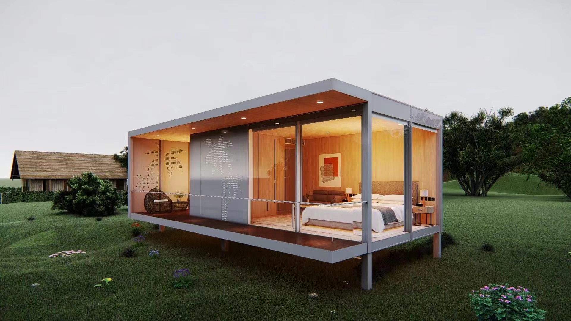 移动式网红民宿舱整体构造移动式太空舱房屋安装方便