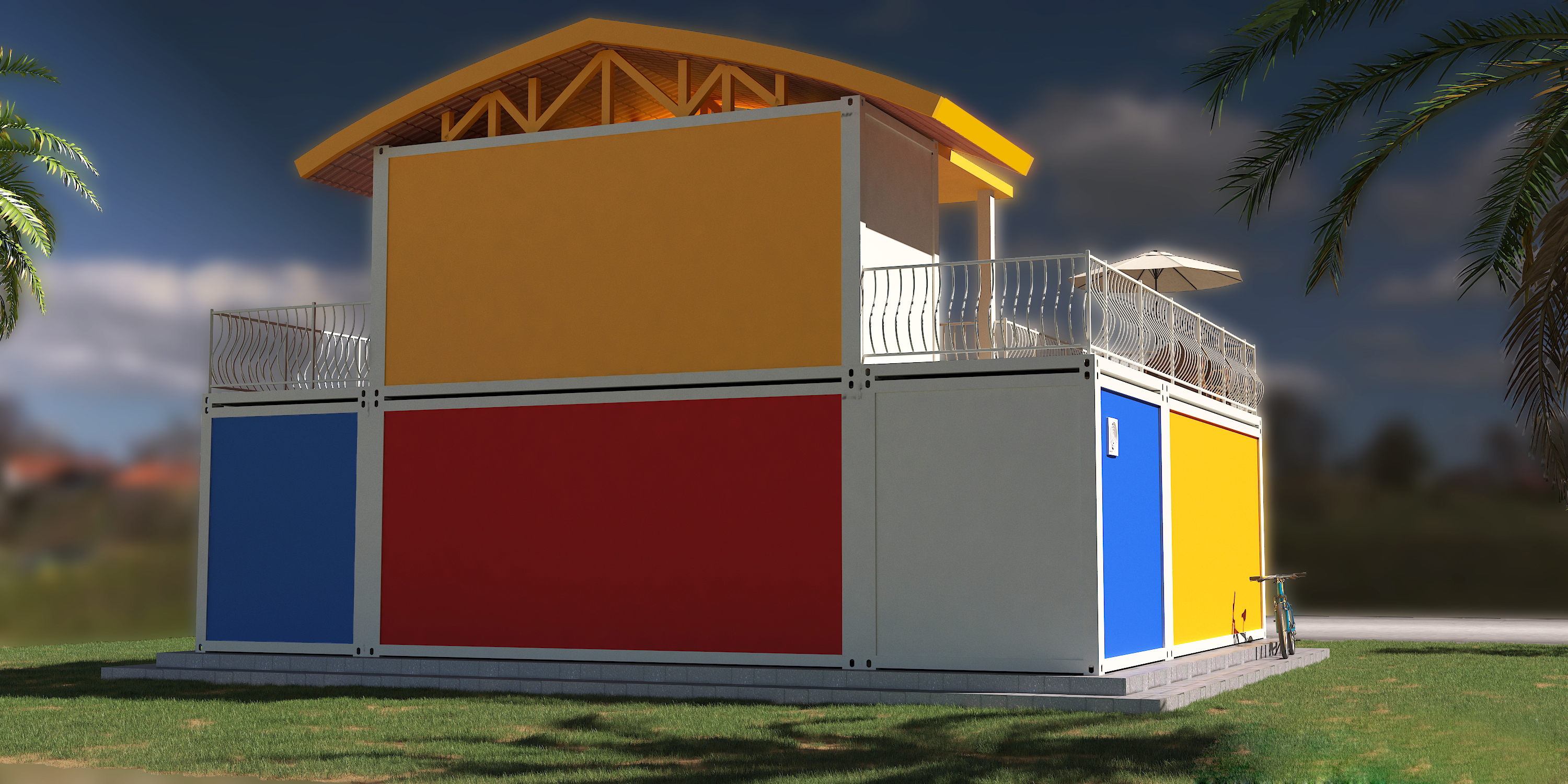 野奢酒店民宿新品推荐 移动式办公方舱推进建设