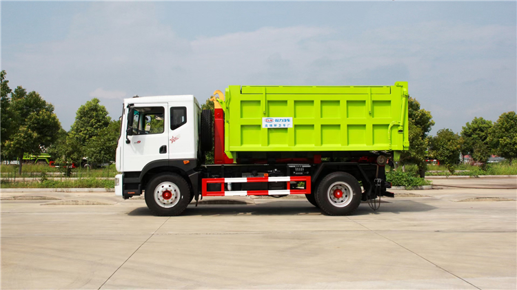 环保箱体拉15立15方污泥自卸车 养殖粪污粪便自卸车推荐