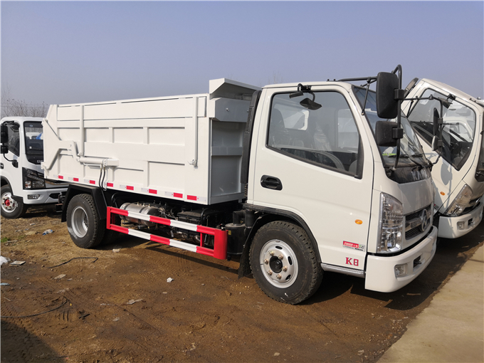 升级配置5吨粪污自卸车 全密封满载_5吨粪便自卸车厂家