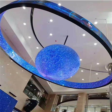 前维护弧形圆柱折叠led柔性屏led可弯曲软模组深圳led柔性造型屏