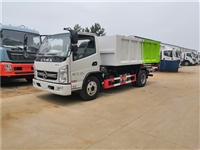 有机粪肥厂拉9立方粪污勾臂车 9吨粪便钩臂车配置