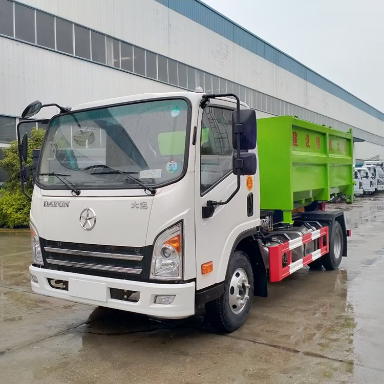 干净,不漏粪_拉3吨4吨5吨8吨粪渣羊粪勾臂车 箱体能全密封