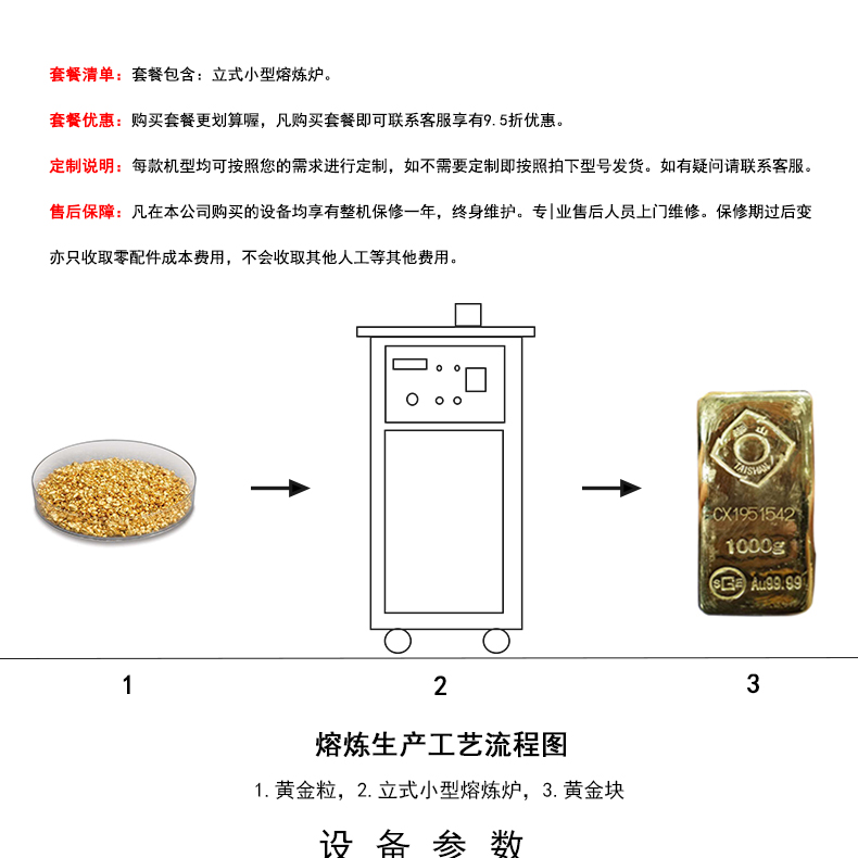 立式220v小型金属炼金炉自带搅拌2分钟溶解一炉深圳宝丰直供
